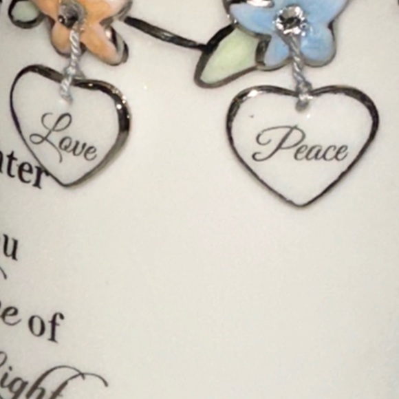 "My Daughter, I Wish You" Porcelain Candleholder Limited-edition Heirloom’s - Picture 11 of 13